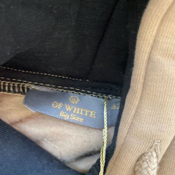 OF WHITE HOODIE STICK TO YOUR DREAMS‎ TAN XL NWT - Picture 6 of 6